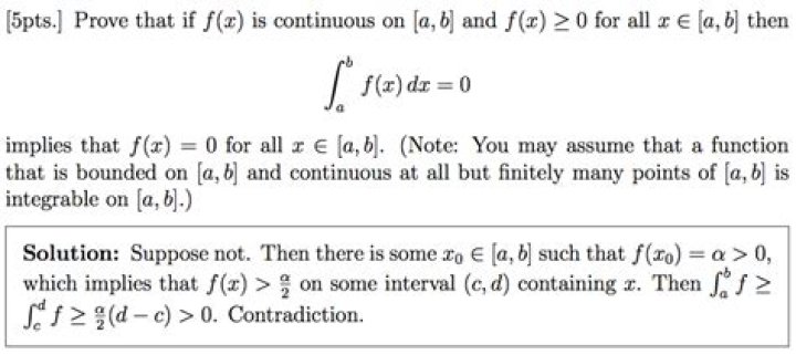 Prove that if $f$ is continuous and $f$ is equal to its integral from 0 to $x$, then $f(x) = 0$ for all $x$