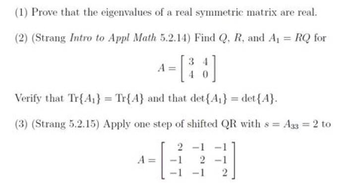 Prove that the eigenvalues of a real symmetric matrix are real