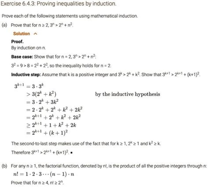 Prove the $3^n < n!$ for all $n > 6$