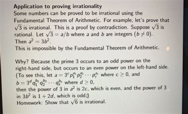 Proving Irrationality