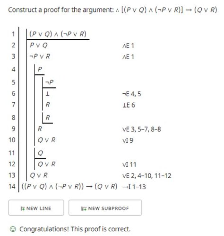 Proving resolution inference rule without truth table