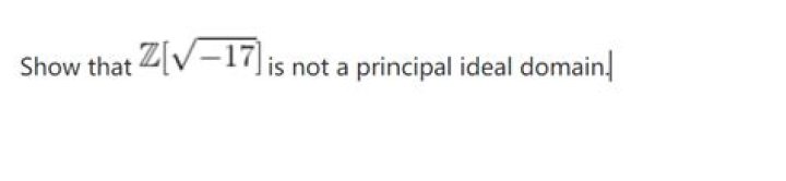 Proving that a ring is not a Principal Ideal Domain