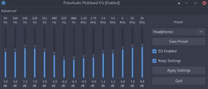 PulseAudio Equalizer