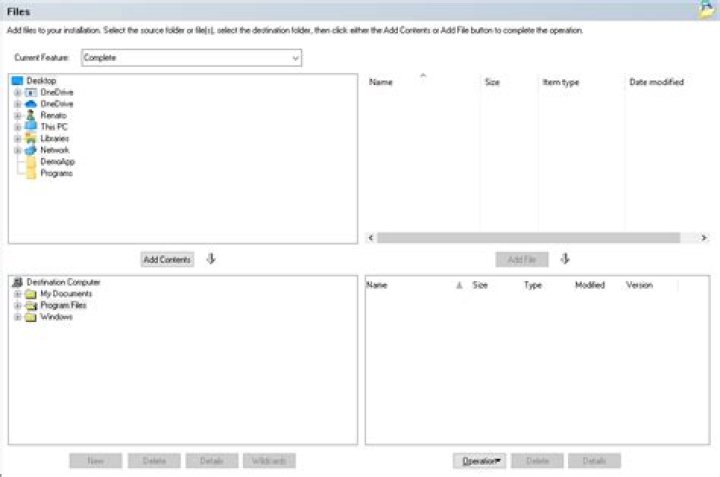 Purpose of .dir, .install files in packages