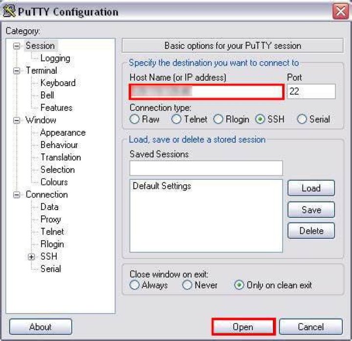 PuTTY sFTP Transfer