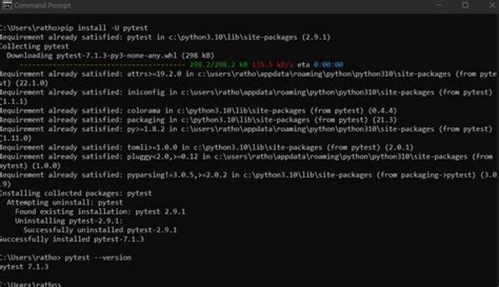 Py.test command not found, but library is installed