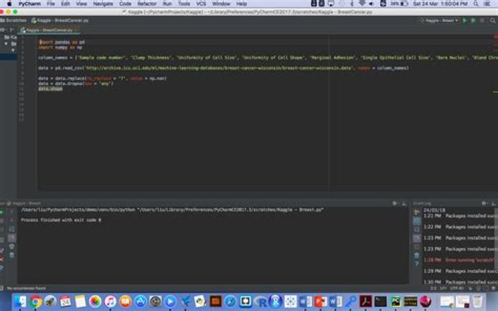 PyCharm: Process finished with exit code 0
