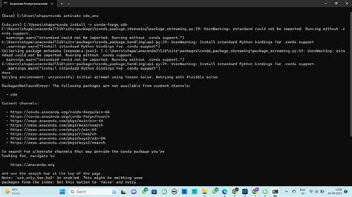 Python does not find packages installed without Anaconda