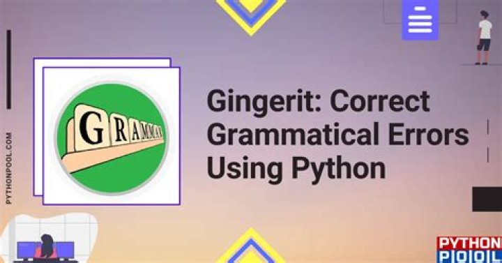Python gingerit module example does not work