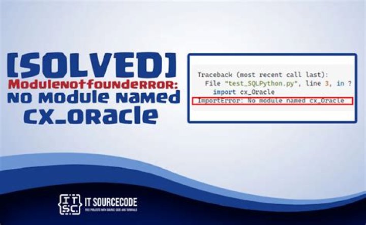 Python: import cx_Oracle ImportError: No module named cx_Oracle error is thown