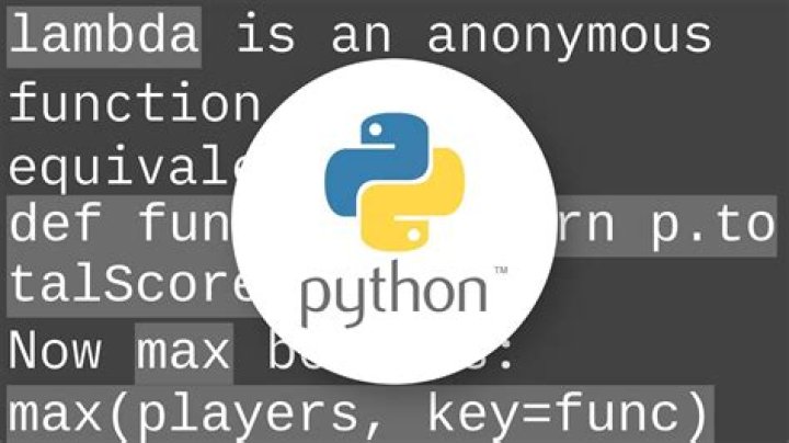 python max function using 'key' and lambda expression