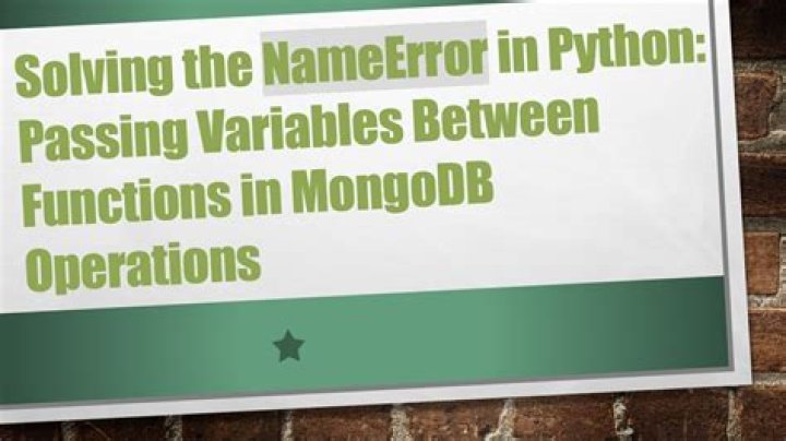 Python: Passing variables between functions