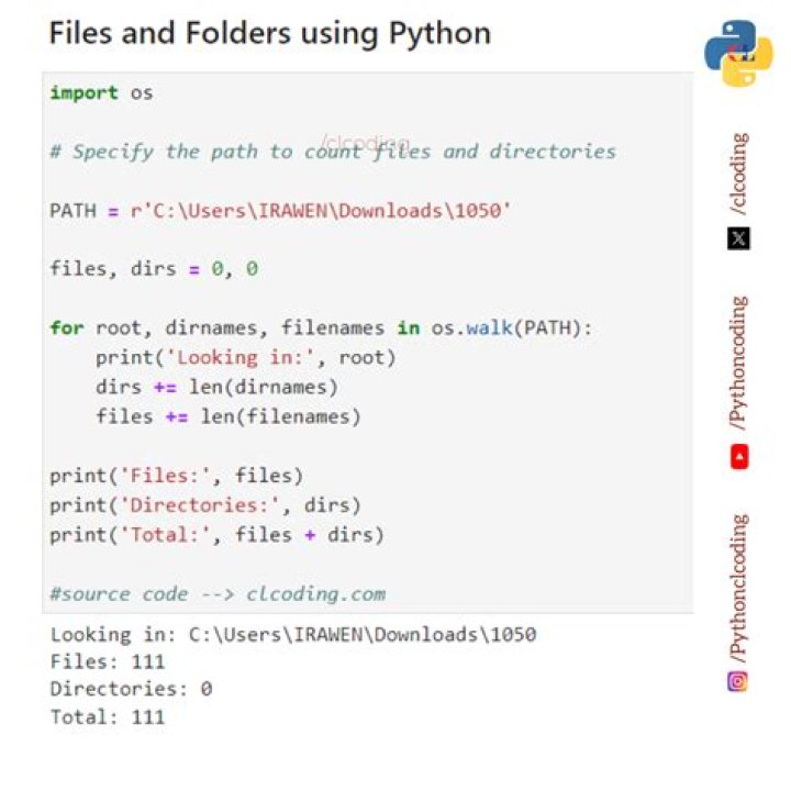 Python reading files in a directory
