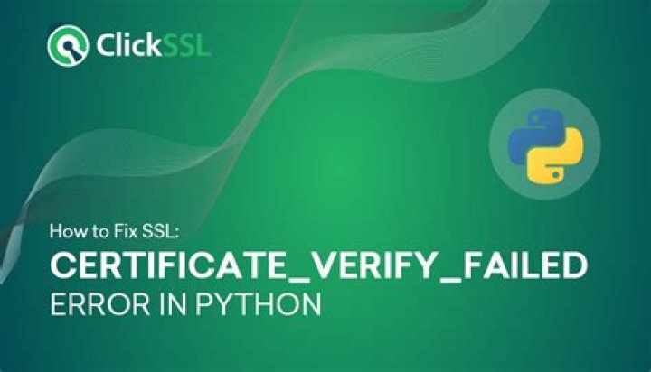 Python requests SSL error - certificate verify failed