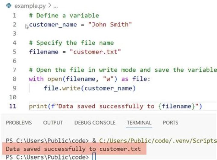Python Save to file