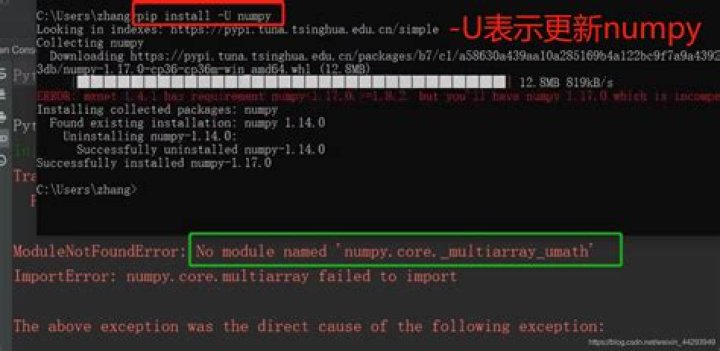 python3.10 with numpy - ModuleNotFoundError: No module named 'numpy.core._multiarray_umath'