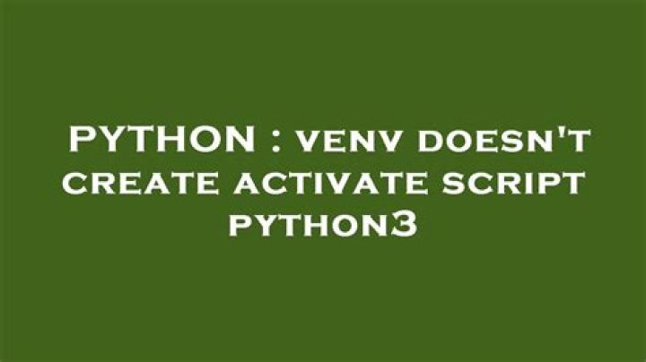 Python3.8 venv without activate script