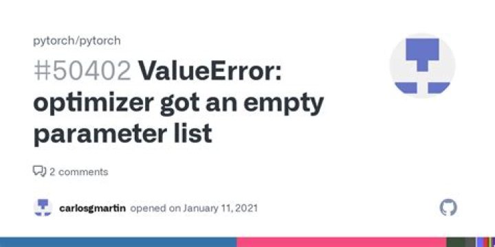 Pytorch ValueError: optimizer got an empty parameter list