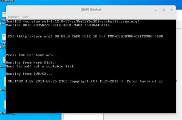 qemu: how to select from which hdd to boot?