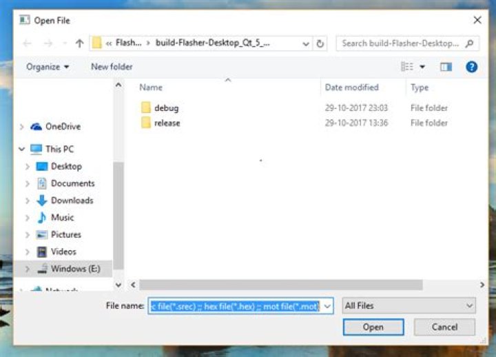 QFileDialog::DontUseNativeDialog is not working