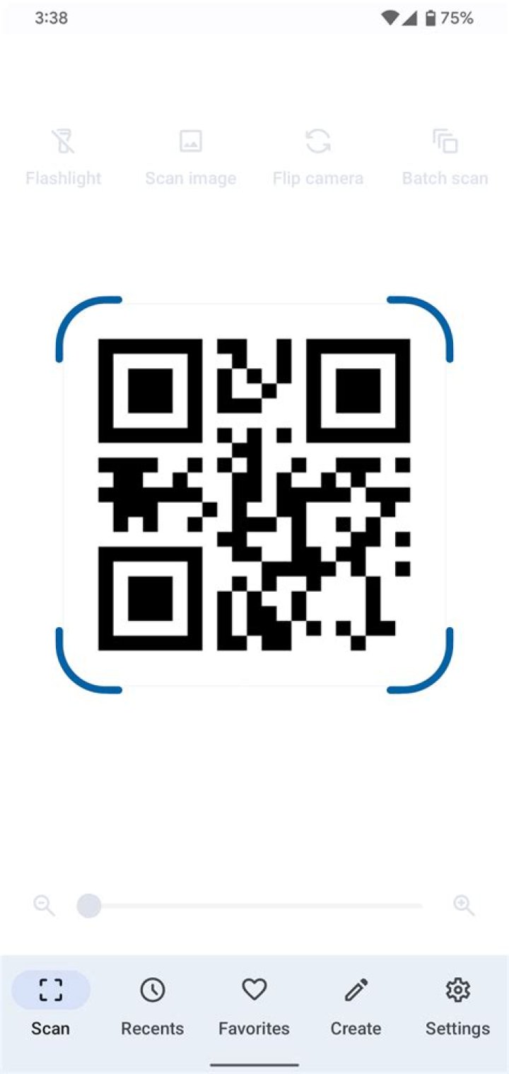QR code scanner