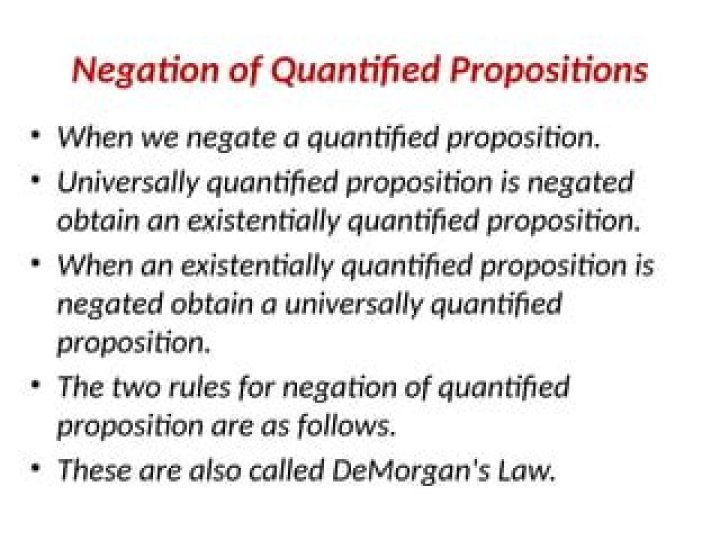 Quantified Proposition