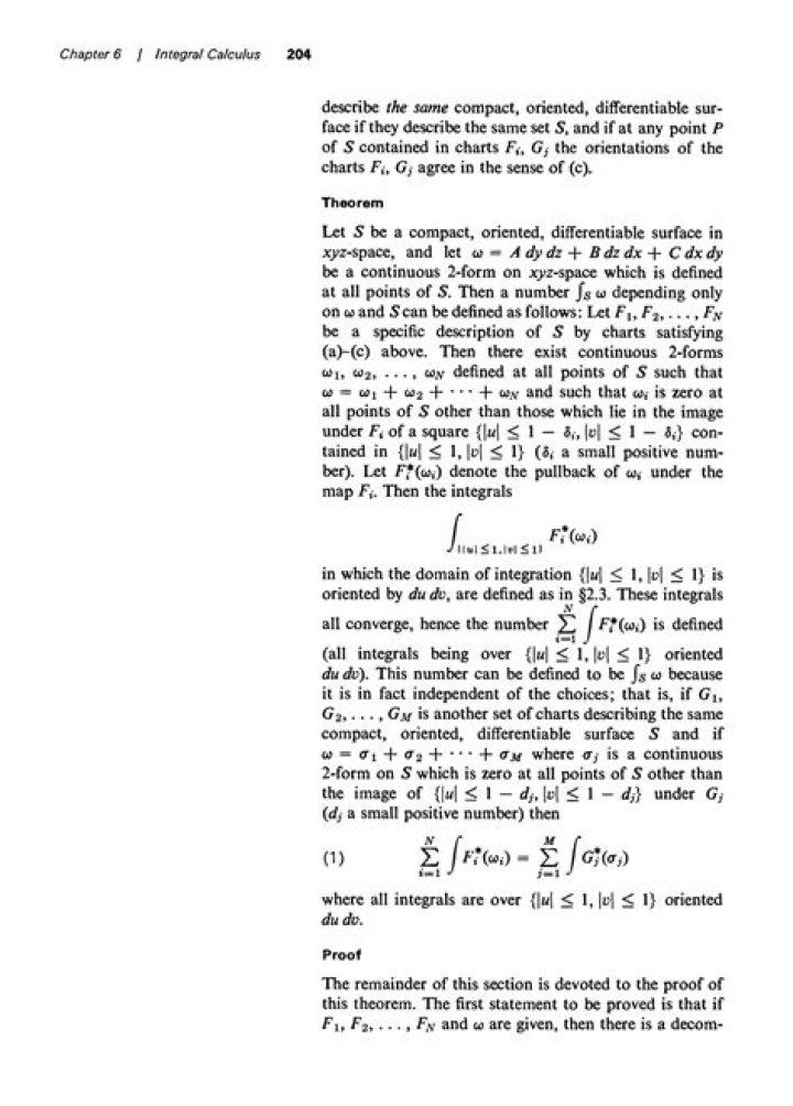 Questino about integration of differential forms