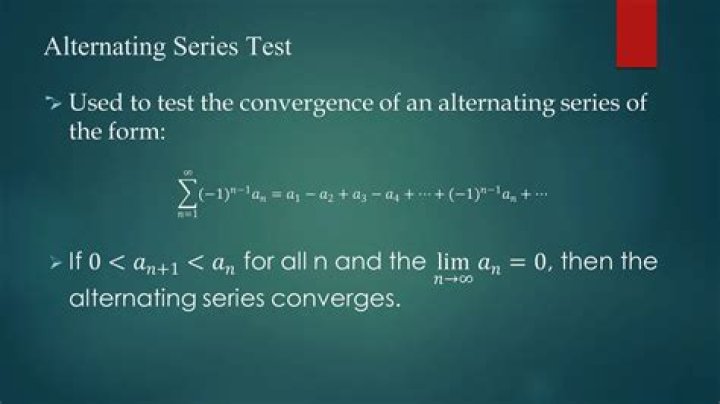 Question about the conditions for the alternating series test