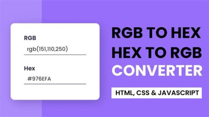 R Hex to RGB converter