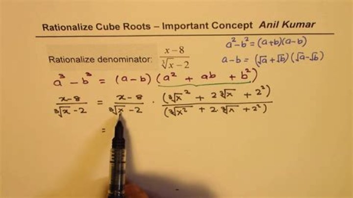 Rationalizing a Denominator with Cube Roots
