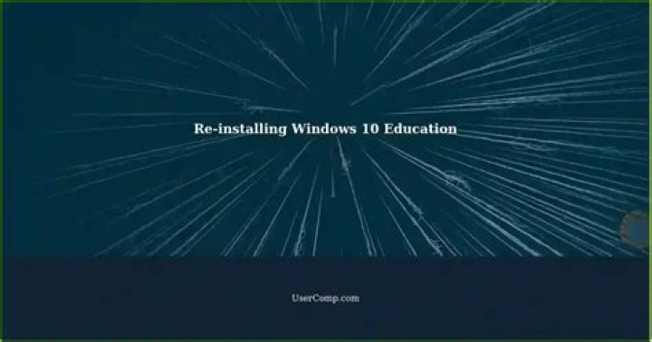 re installing