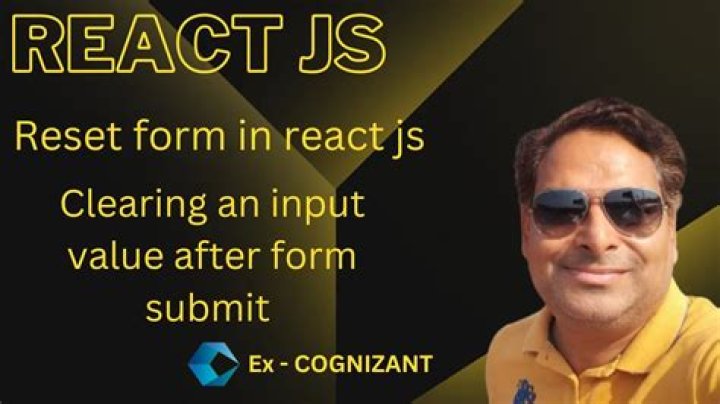 React - clearing an input value after form submit