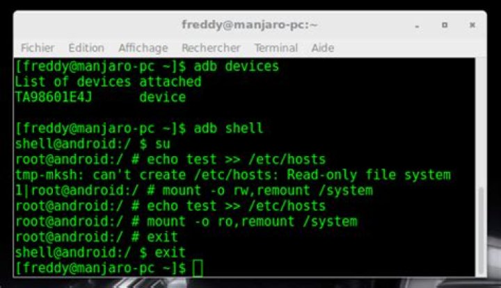 Read only file system on Android