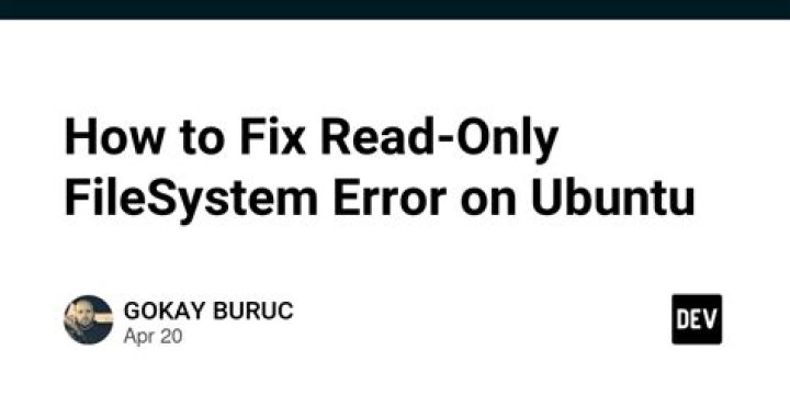 read-only filesystem - unrecovered read error - auto reallocate failed