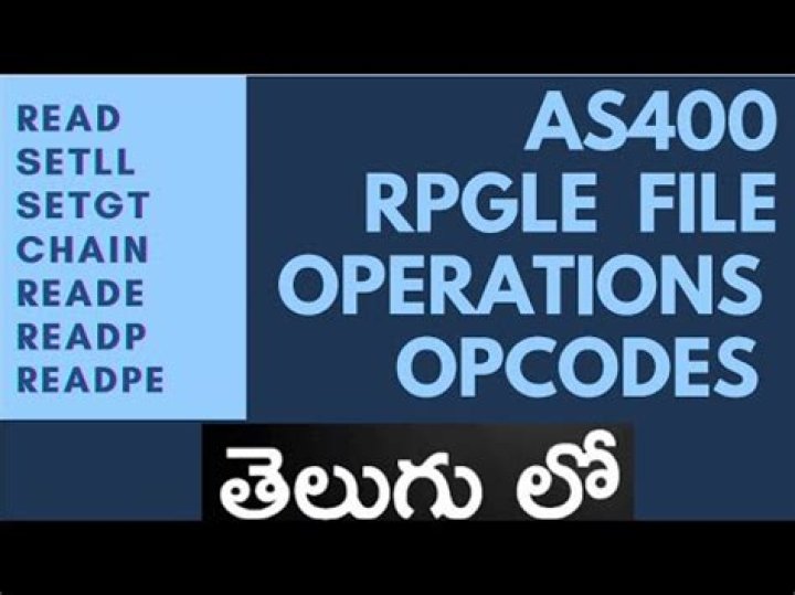 Readc with Chain in rpgle