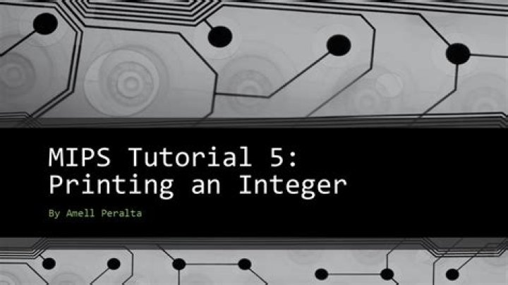 Reading and printing an integer in mips