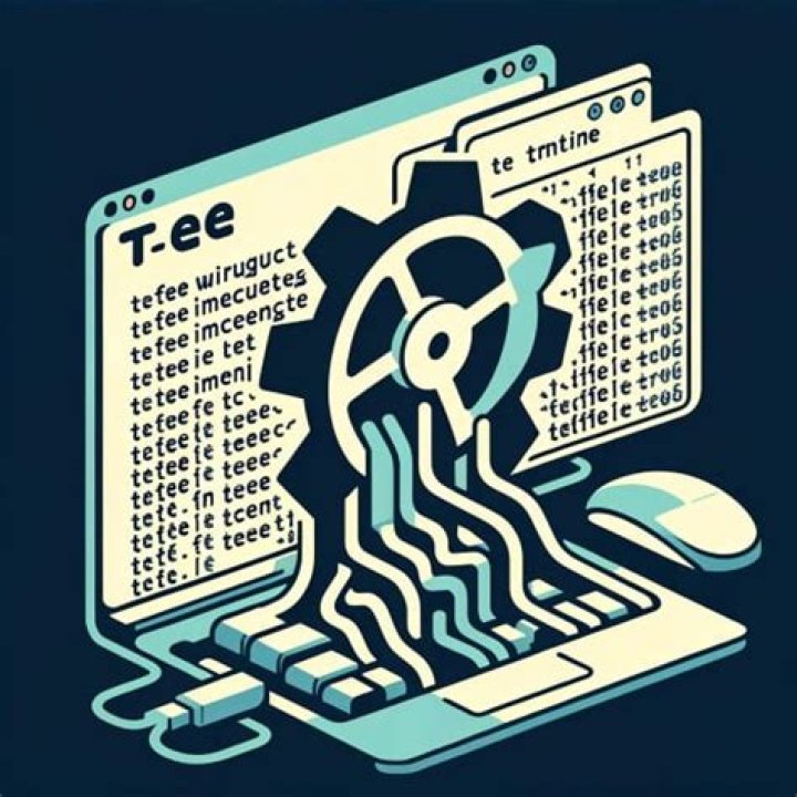 Reading and writing a file: tee command