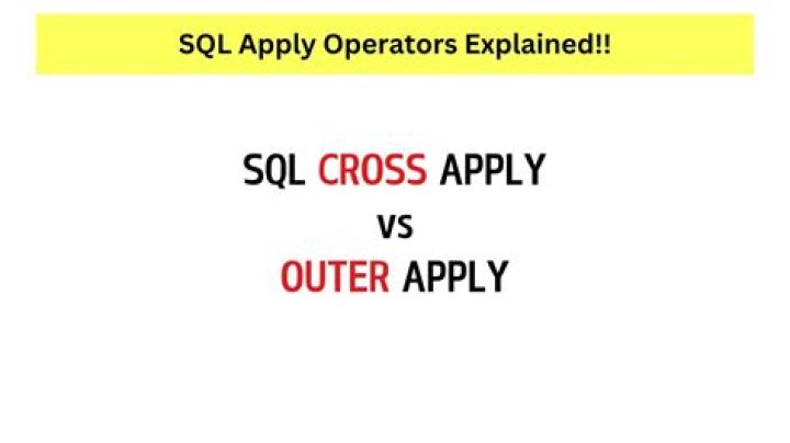 Real life example, when to use OUTER / CROSS APPLY in SQL