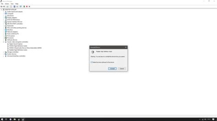 Realtek codec driver won't install - keeps 