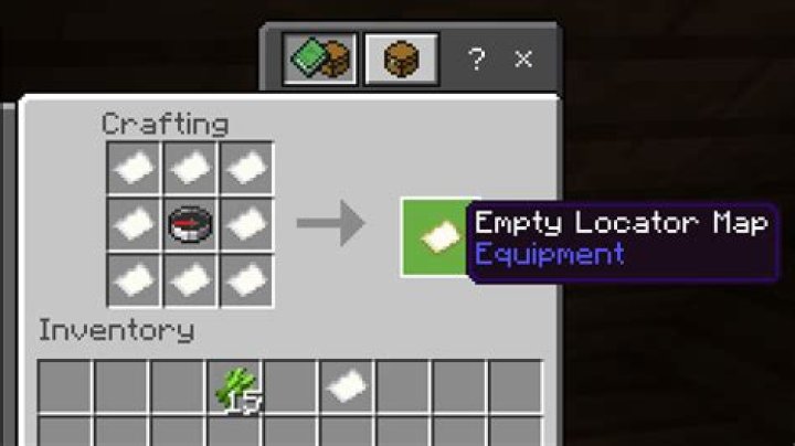 Recipe location map
