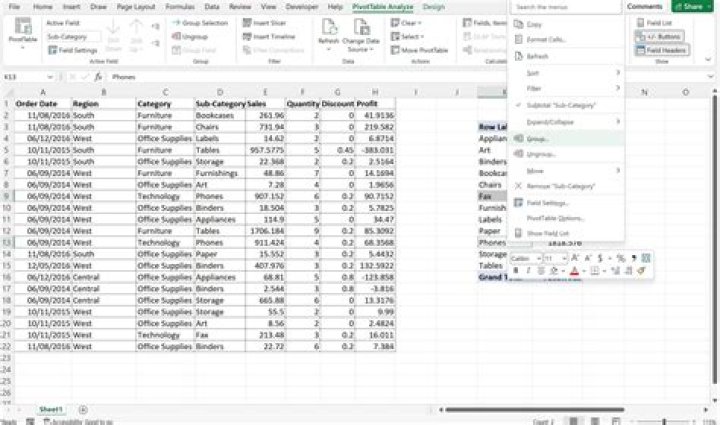 Recognize which Excel pivot tables will overlap after refresh