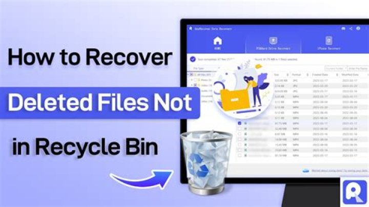 Recover deleted file on network drive not in recycle bin