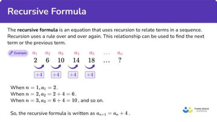 Recursive definitions of sequence $a_n = n(n+1)$ and $a_n = n^2$