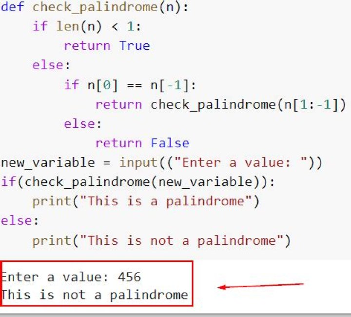 Recursive Function palindrome in Python [closed]