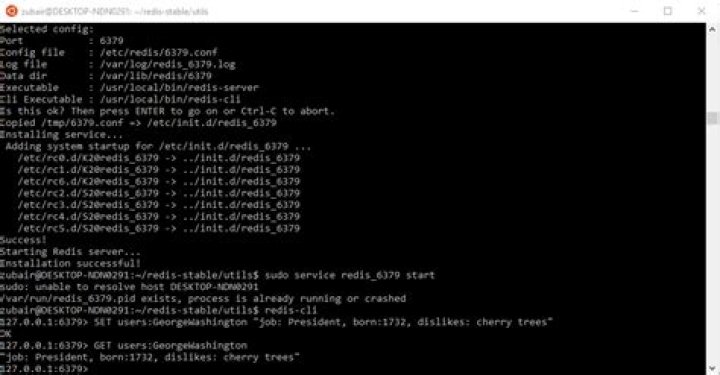 Redis running on port 6379