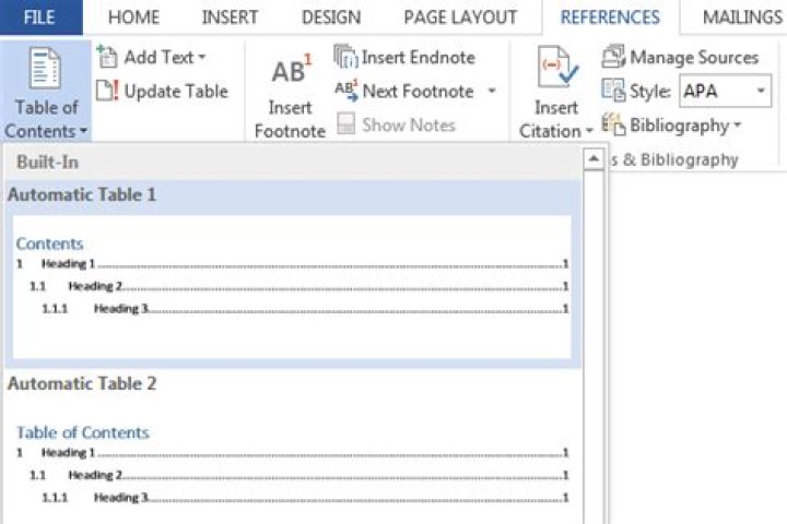 References | Table of Contents | Update Table of Contents