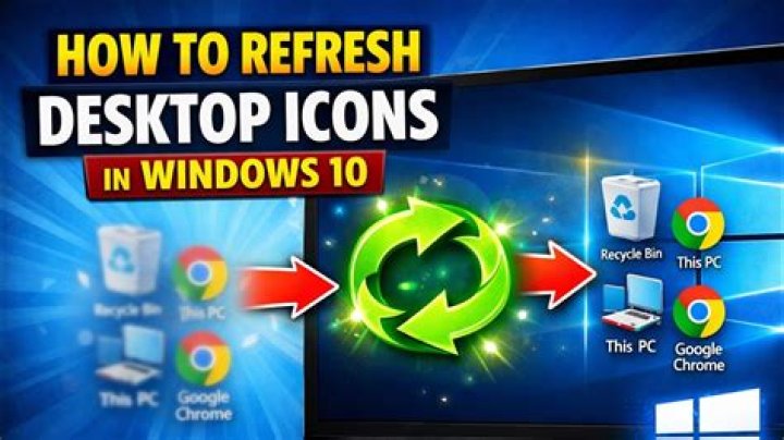 Refresh desktop icons