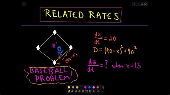 Related Rates: Baseball Diamond