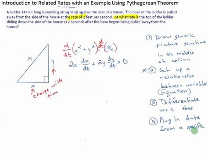 Related Rates problem involving pythagorean theorem.