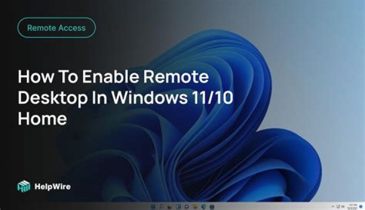 Remote Desktop in Windows 10 Home